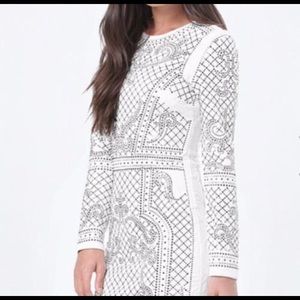Bebe embellished mini dress.